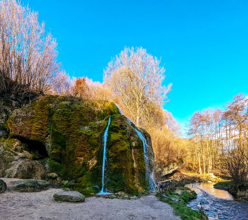 Dreimühlen Waterfall near Üxheim-Nohn in the Eifel