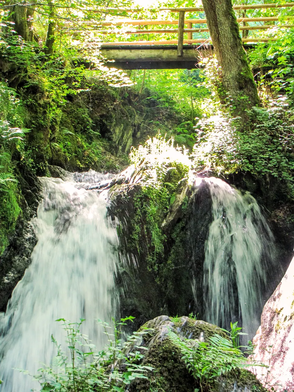 Rausch waterfall on the Wilde Endert below Kloster Maria Martental